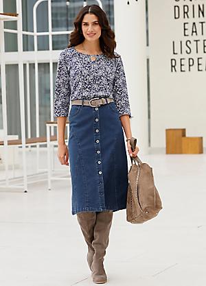 Shop for Denim Skirts Skirts Womens online at Grattan