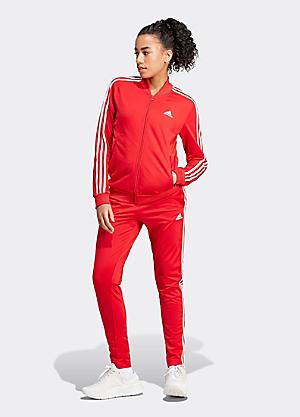 Womens red adidas sales tracksuit set