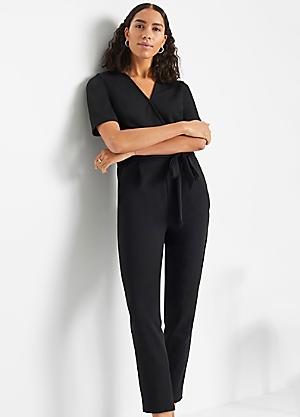 bonprix V-Neck Jersey Jumpsuit