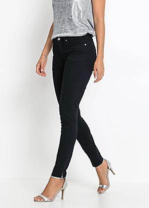Sosandar Black Petite Coated Skinny Jeans