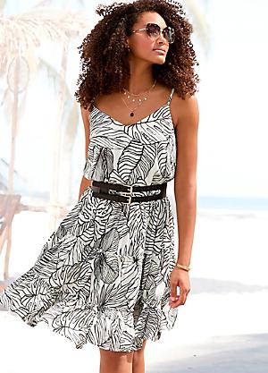 formal black white dress Custom Made White and Black Prom Dresses with High Leg Slit, White and –  jbydress