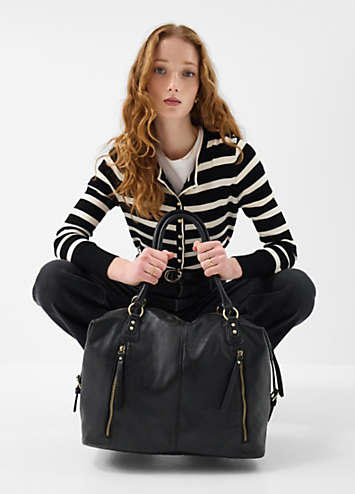 Accessorize-Black-Double-Zip-