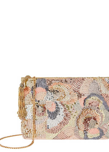 zip top clutch bag