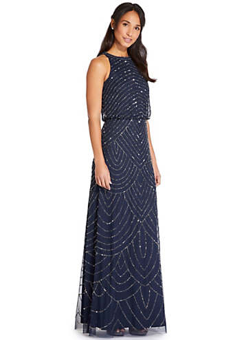 Adrianna papell evening maxi hot sale dresses