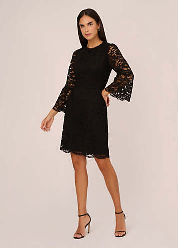 Adrianna Papell Lace Short Dress Grattan