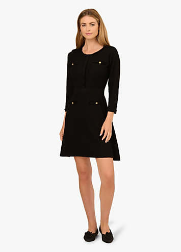 slim fit dress slacks Fit And Flare Sweater Dress