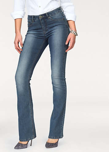 Arizona High Waist Bootcut Jeans | Grattan