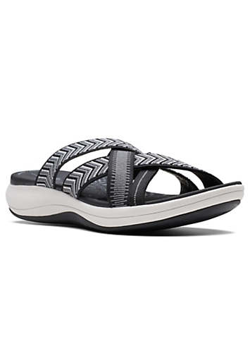 Clarks Cloudsteppers Mira Grove Black Sandals Grattan