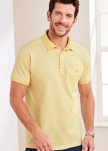 Cotton Traders Luxury Textured Polo Shirt | Grattan