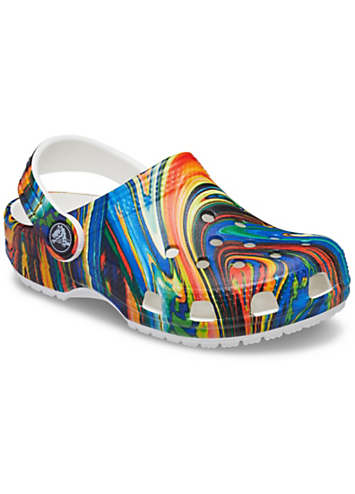 tie dye crocs shoe dept