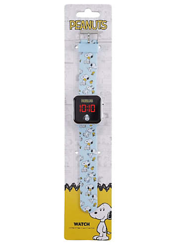 Disney Snoopy Peanuts LED Display Watch with Silicone Character Strap ...