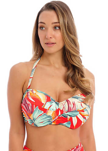 Fantasie Bamboo Grove Underwired Twist Bandeau Bikini Top