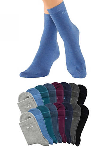 Glenmuir Ladies Multi Pack of 3 Socks