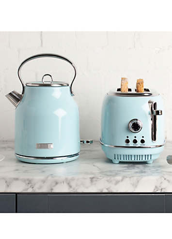 Haden Pack of Heritage Turquoise Kettle Slice Toaster