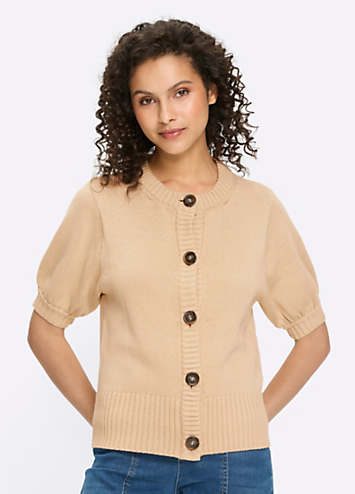 Heine Short Sleeve Knitted Cardigan | Grattan