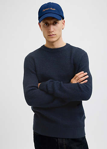 Maglione JACK & JONES In Cotone Girocollo Maniche Lunghe, Basic Quotidiano
