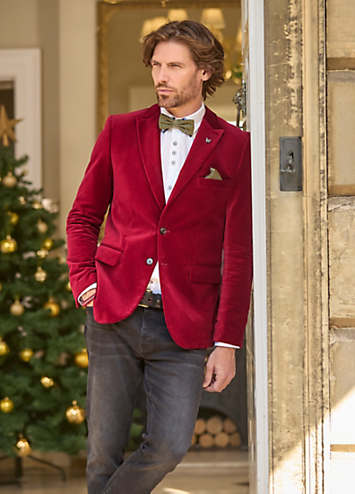 Mens Blazer Joe Browns Virtuous Velvet Coat Joe Browns Velvet Jacket
