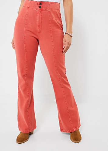 Joe Browns High Waisted Kick Flare Jeans | Grattan