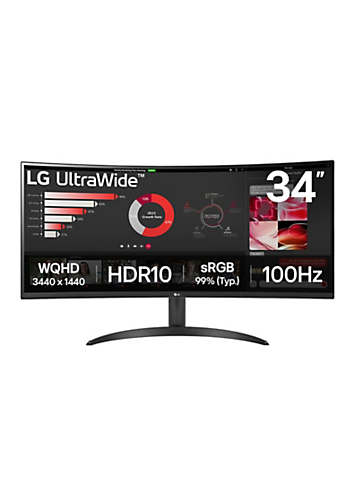 LG UltraWide Curved Monitor 34-inch | Grattan