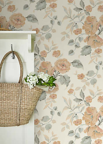 Laura Ashley Alyworth Trail Wallpaper | Grattan