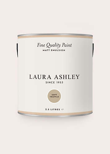 Laura Ashley Soft Truffle 2.5L Matt Emulsion Paint | Grattan