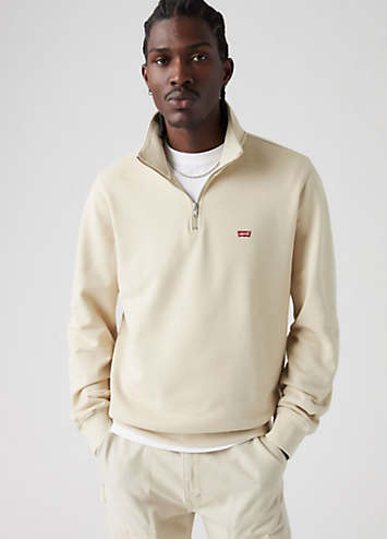 Levi's Long Sleeve Half Zip Sweatshirt | Grattan