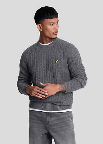 Lyle & Scott Cable Crew Neck Jumper | Grattan