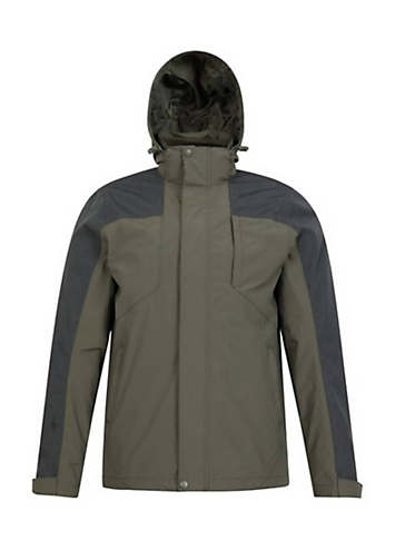Mountain Warehouse Mens District Extreme 3 In 1 Waterproof Jacket