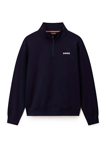 Napapijri Small Box Half-Zip Sweatshirt | Grattan