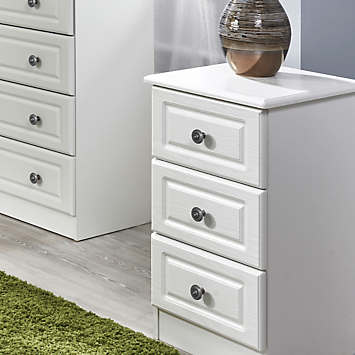 assembled bedside drawers