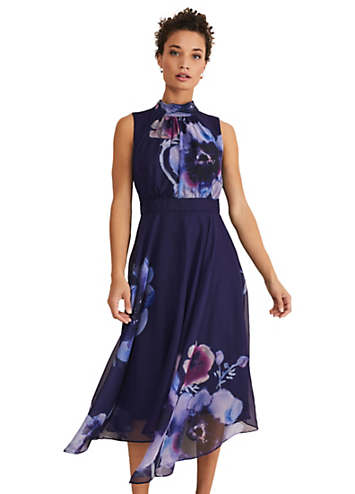 Phase Eight Lucinda Floral Chiffon Midi Dress Grattan