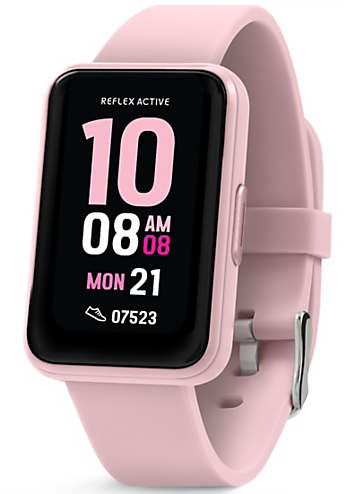 Reflex Active Series 49 Orologio Smart Con Chiamate – Cinturino Rosa, Cassa Leggera, IP68, Monitoraggio Salute