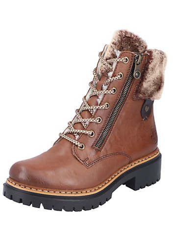 Rieker faux leather deals winter boots