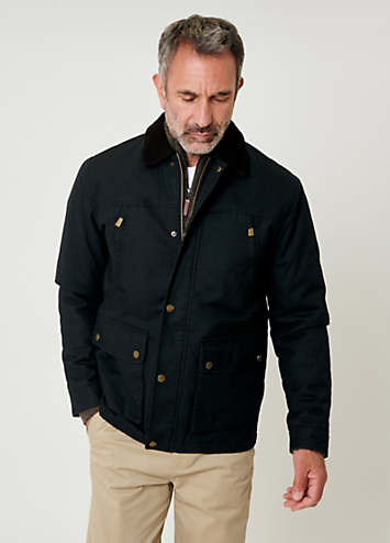 Saltwell Waxed Cord Collar Jacket | Grattan