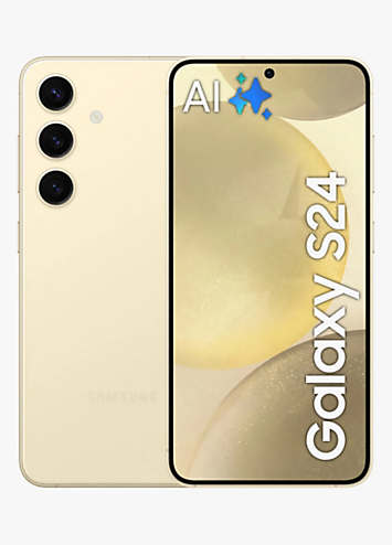 Samsung　S24 SC-51E Amberyellow Samsung Galaxy S24 128GB Mobile Phone - Amber Yellow | Grattan