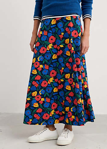 Seasalt Cornwall Multi Rose Ankle-Length Skirt | Grattan