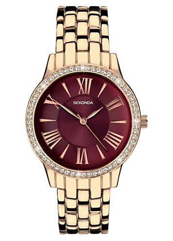 Sekonda women's rose sales gold watch