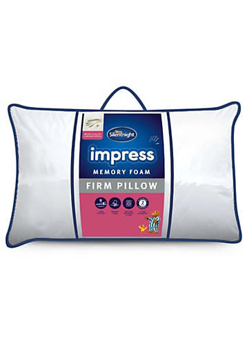 Silentnight impress deluxe 2025 memory foam pillow