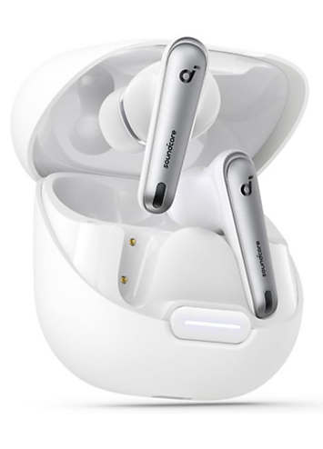 Soundcore Liberty 4 Noise-Cancelling Earbuds - White | Grattan