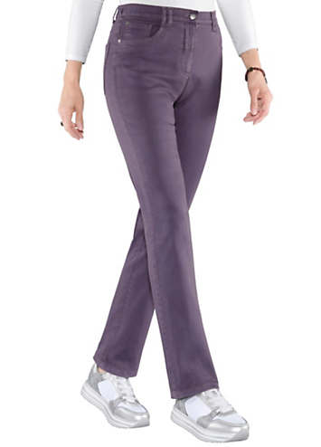 bonprix Slim Fit Bengaline Trousers