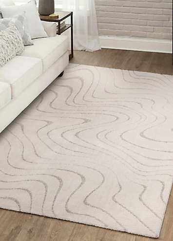 Habit Ripple Rug Simone The Rug Edit Axel Ripple Rug | Grattan