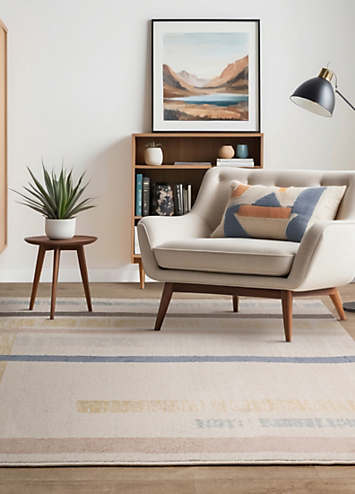 The Rug Edit Viva Grid Rug | Grattan