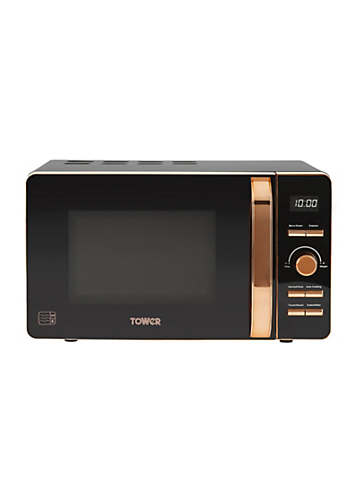 Tower cavaletto microwave grey deals and rose gold