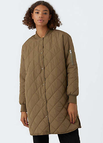 Vero Moda Short Stand-Up Collar Quilted Coat | Grattan