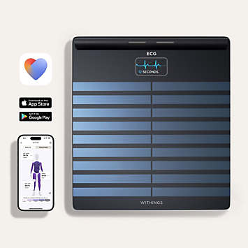 Withings' Body Scan scale can measure the composition of different