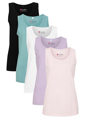 bonprix Pack of 5 Long Sleeve T-Shirts