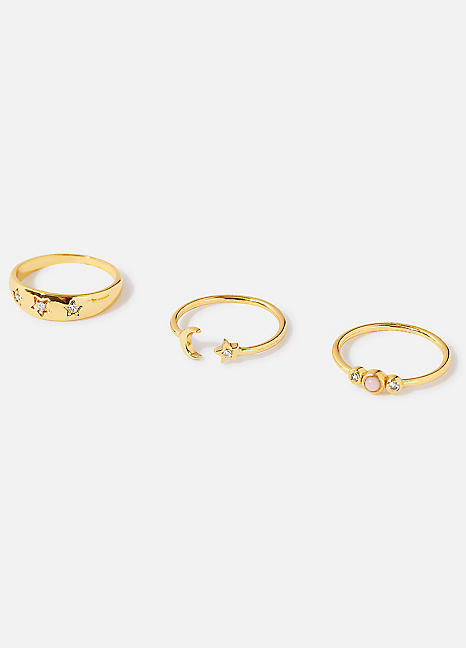 Accessorize on sale gold rings