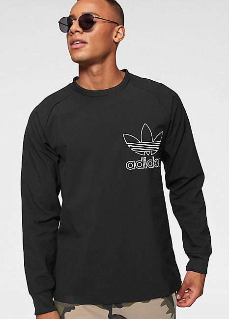 adidas originals outline crew sweatshirt