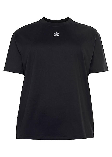 ★adidas★ Bangdo short sleeve t-shirt black JV9742 adidas Adicolor Bandeau Short Sleeve T-Shirt - Black