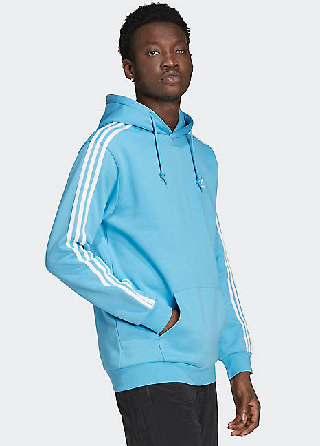 the brand with the three stripes hoodie